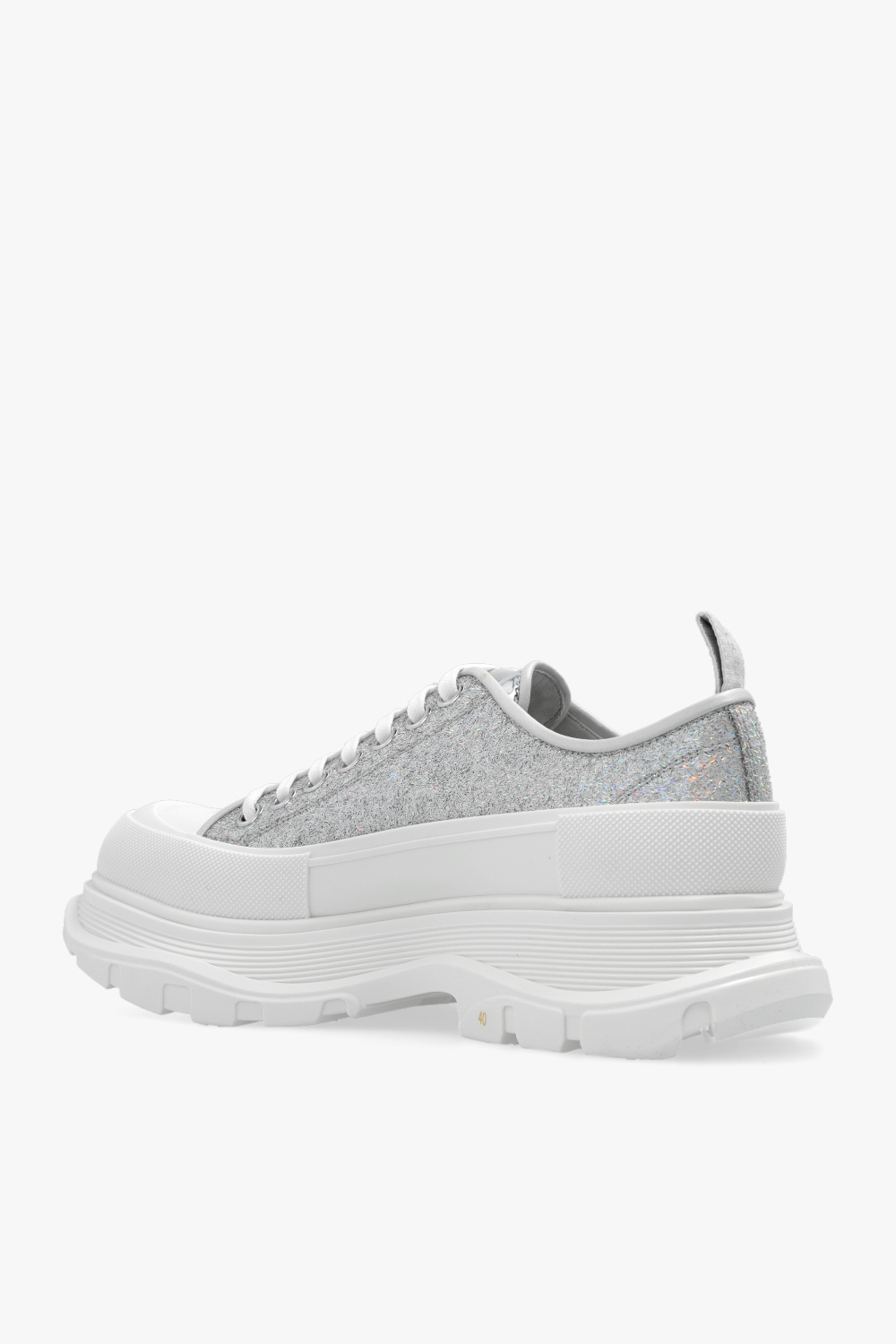 Alexander mcqueen sneakers silver hot sale back